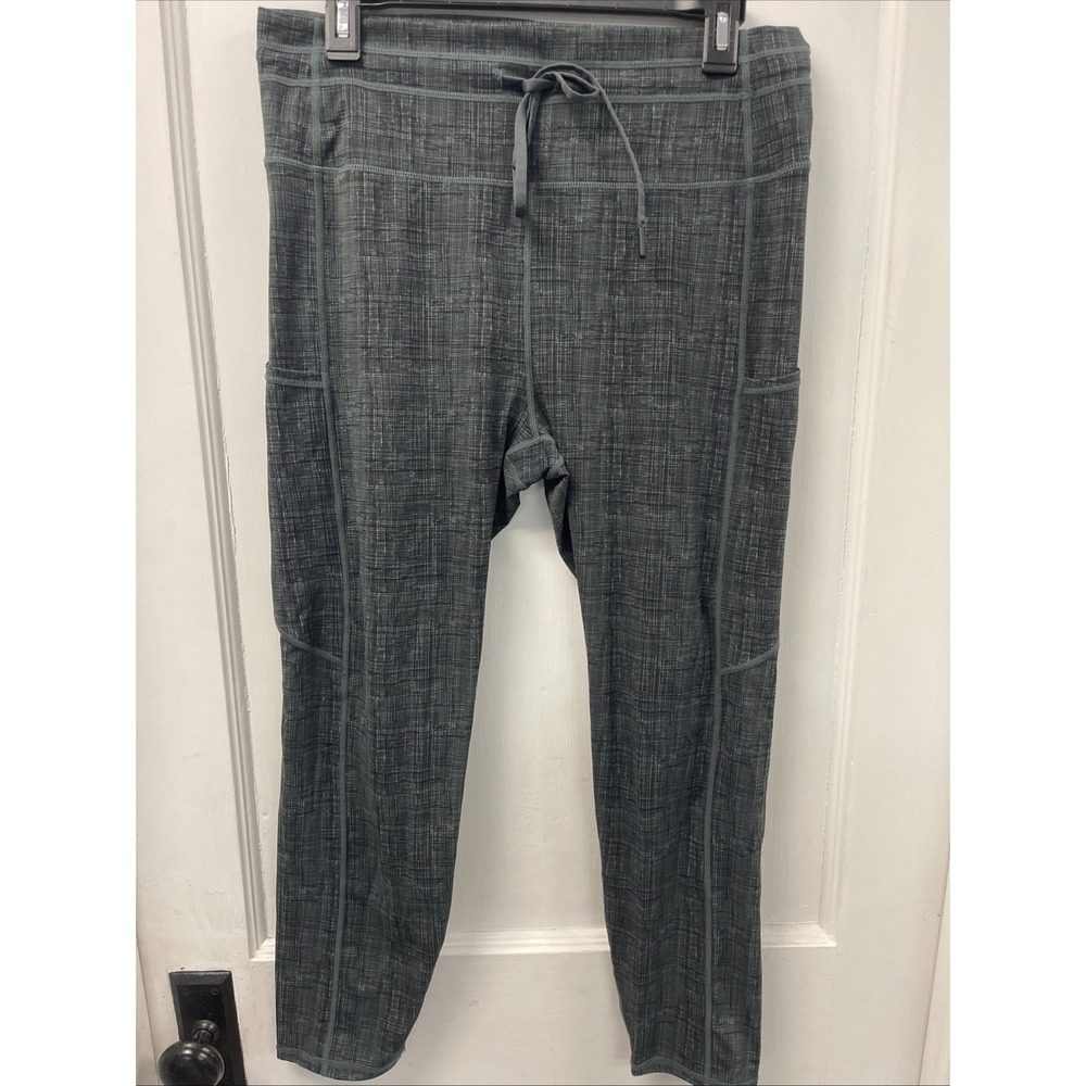 Zyia Active Leggings Women's Size 14-16 Gray , GREEN, Black Heathered